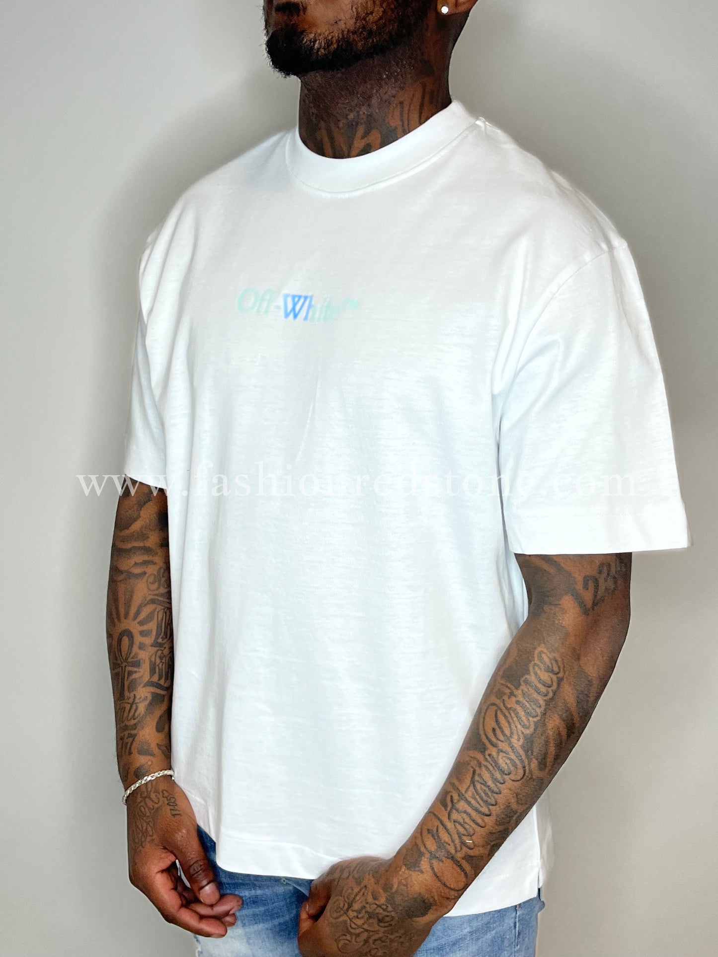 Off-White Spray Arrow T-Shirt White