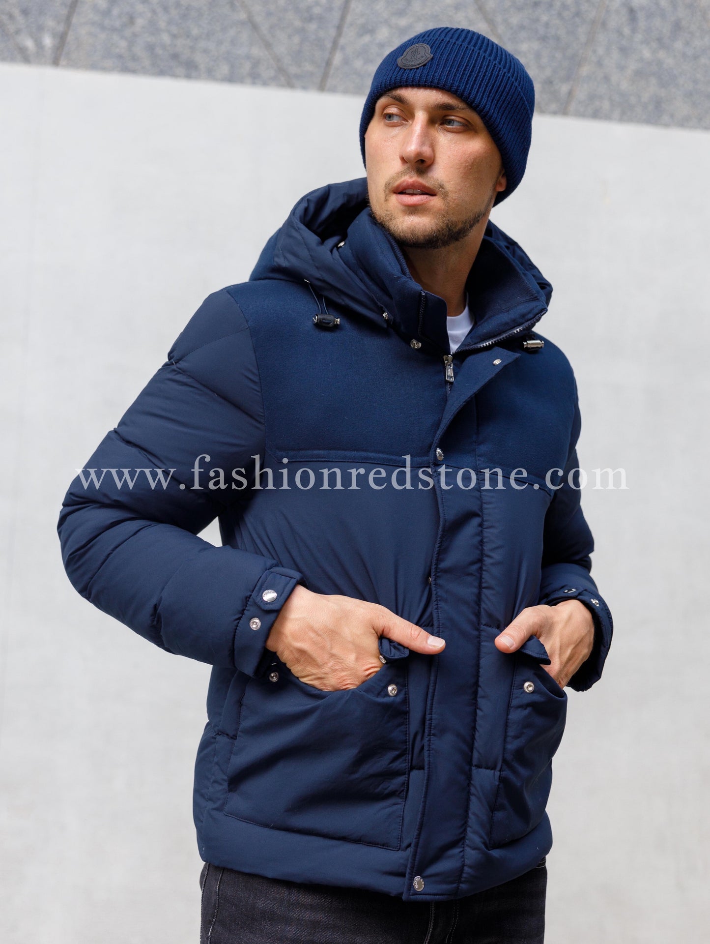 Moncler Mussala Jacket Navy Blue