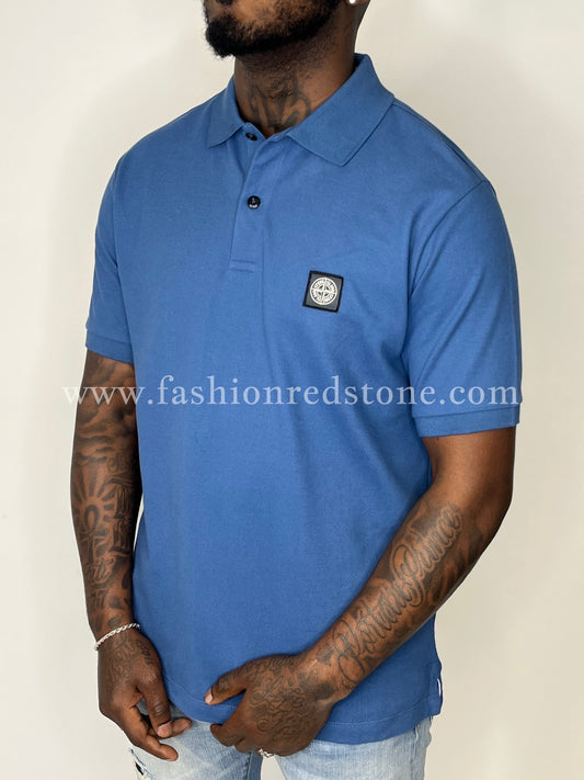 Stone Island Regular Fit Polo Blue