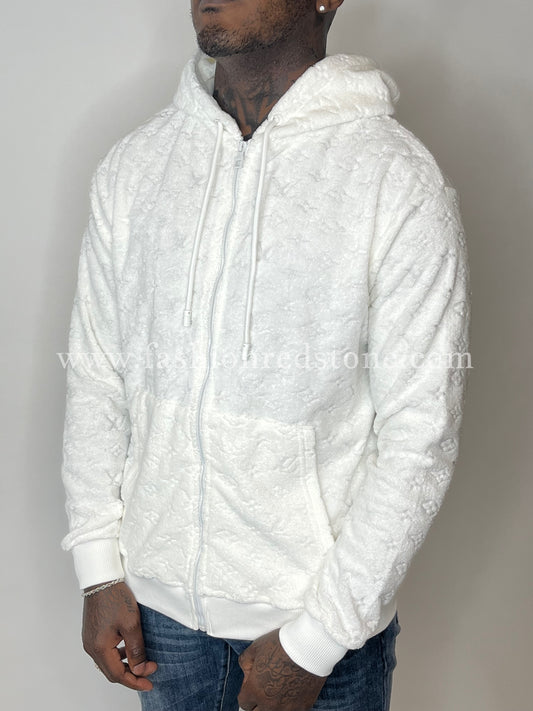 Louis Vuitton Monogram Jacket White