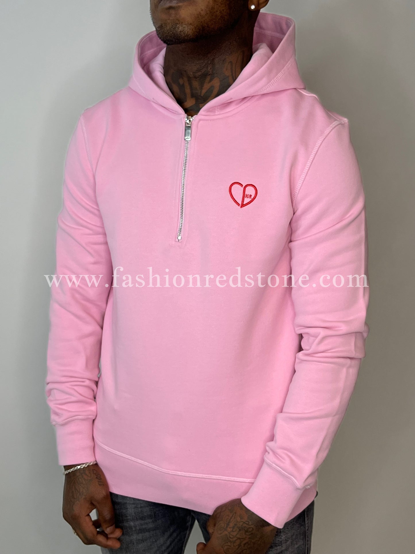 CD Heart Relaxed-Fit Hooded Sweatshirt