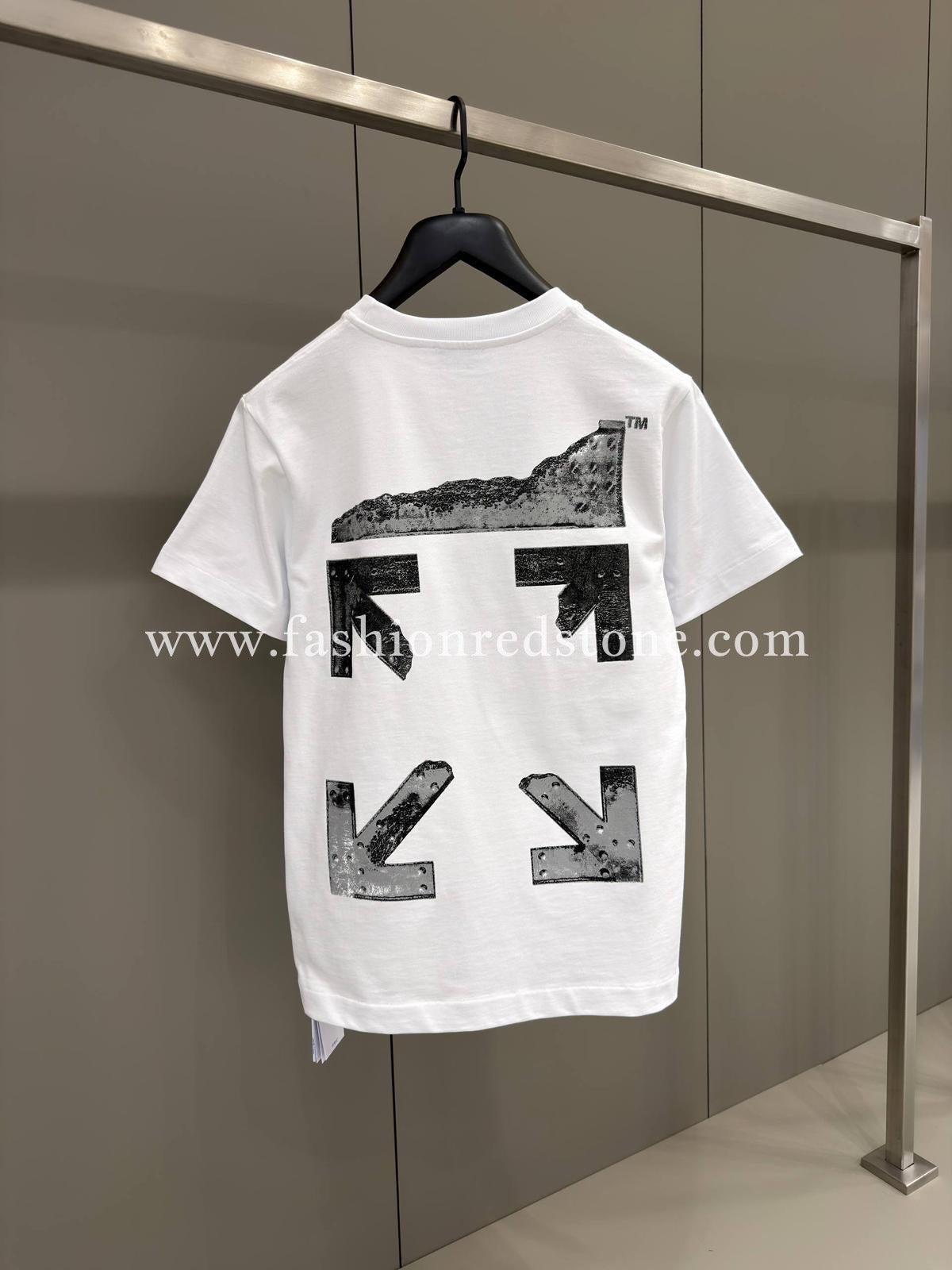 Off-White T-Shirt met Logoprint