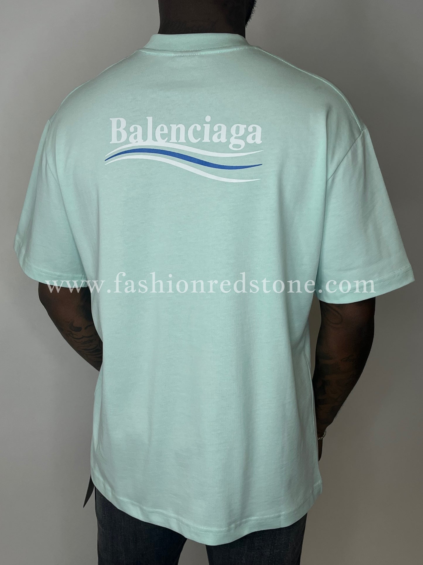 Balenciaga Political Campaign T-Shirt Mint