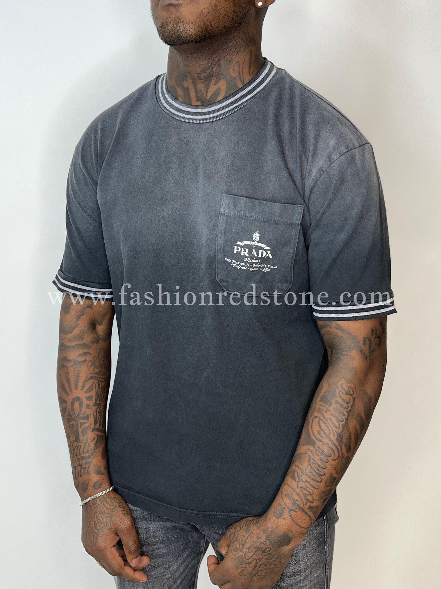 Prada T-Shirt met Logoprint