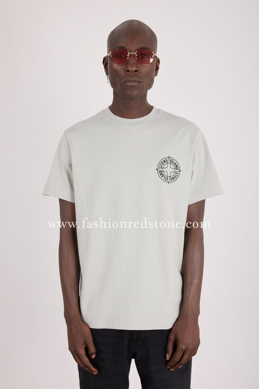 Stone Island T-Shirt met Logoprint