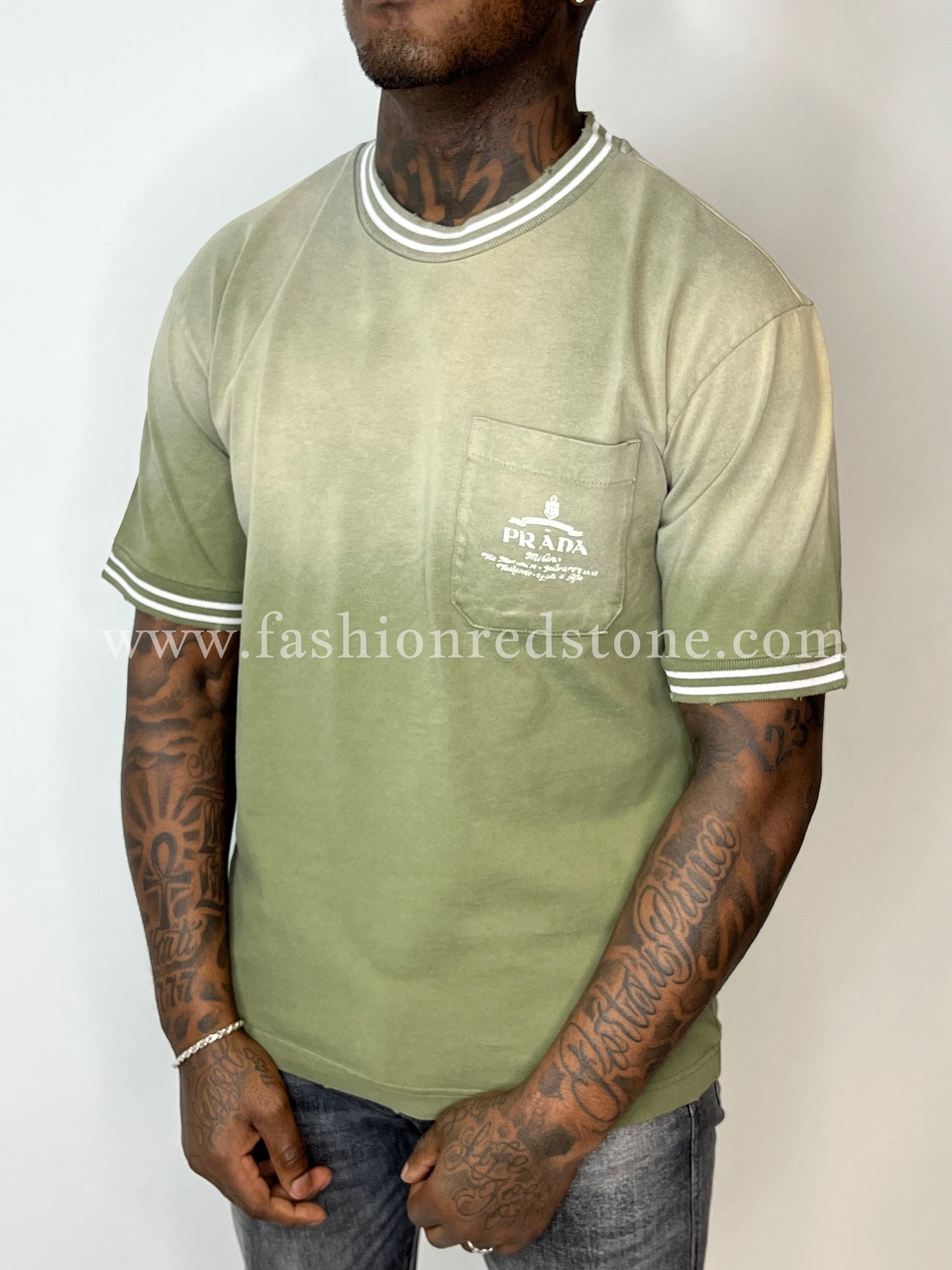 Prada T-Shirt met Logoprint