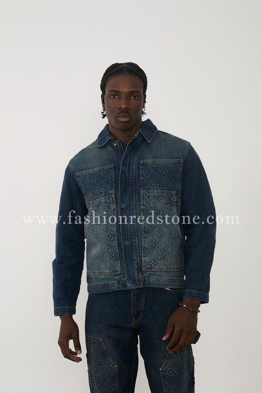 Louis Vuitton Denim Jacket Blue