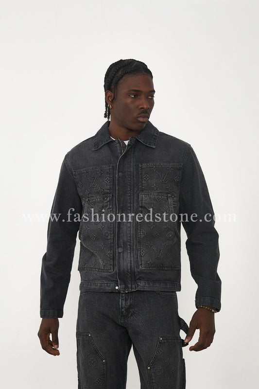 Louis Vuitton Denim Jacket Black