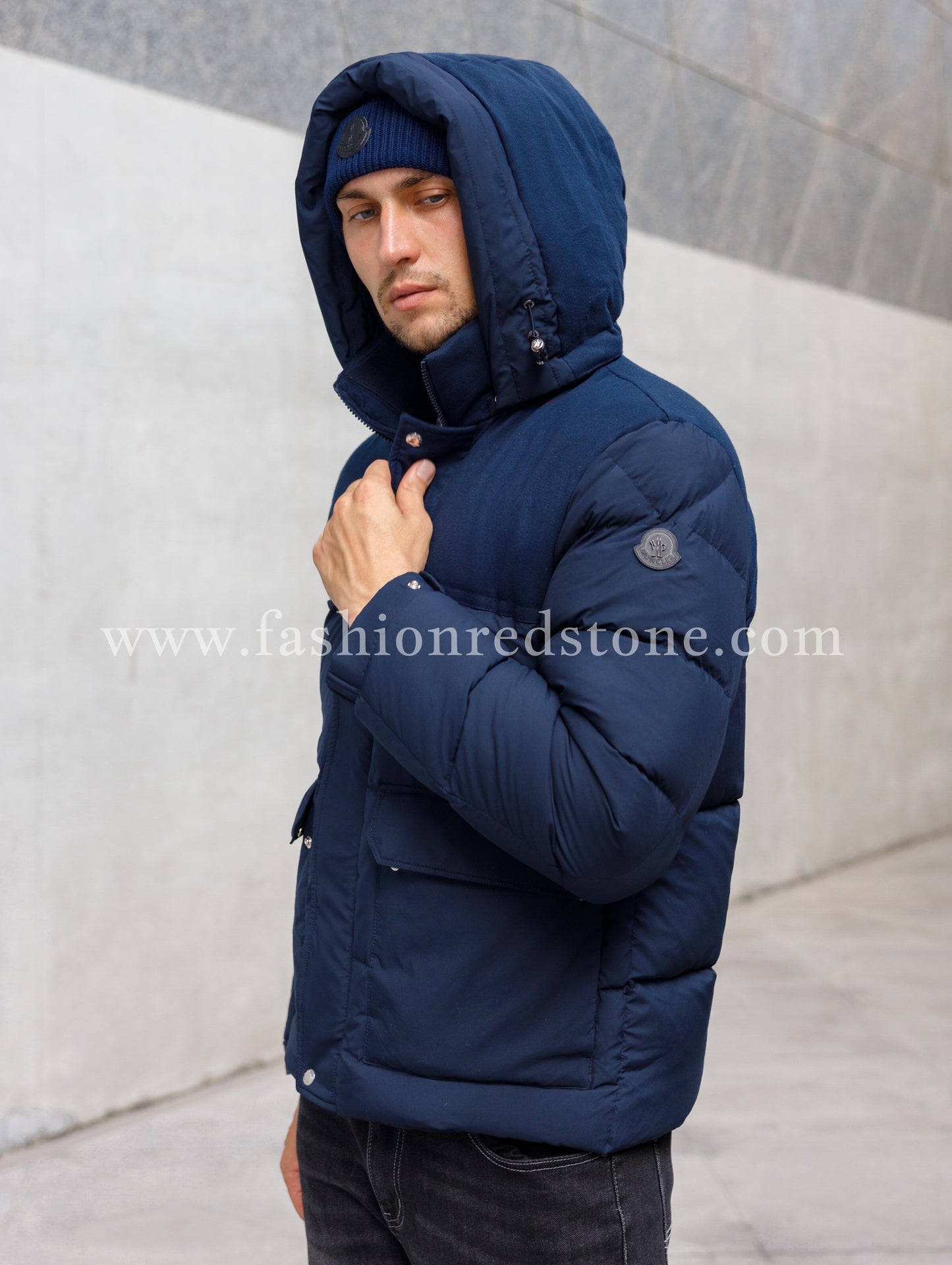 Moncler Mussala Jacket Navy Blue