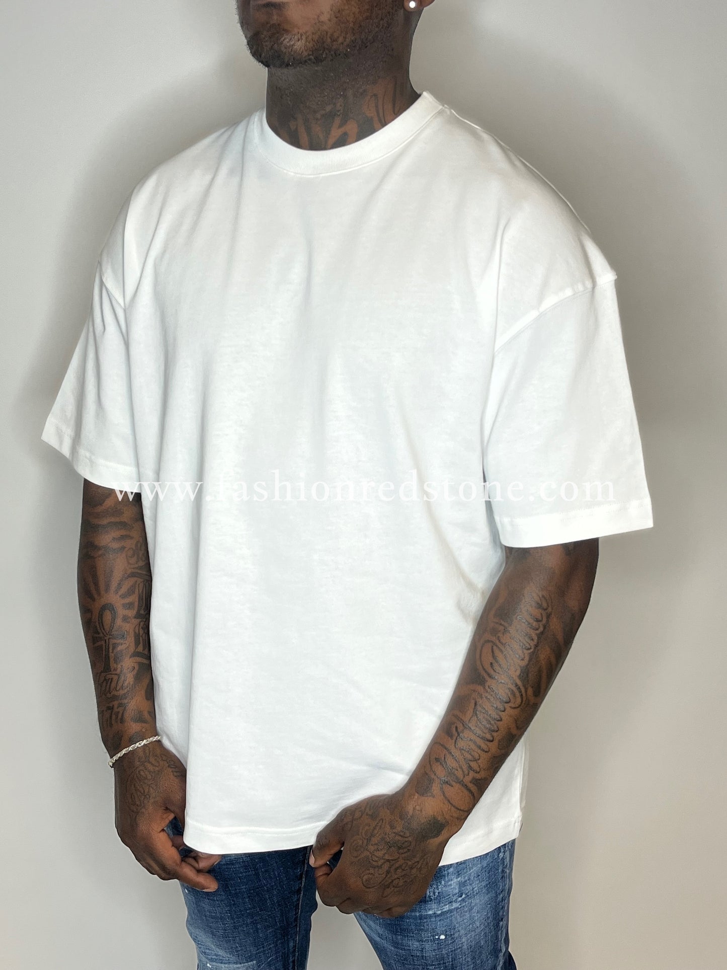 Jacquemus T-Shirt met Suède Backprint