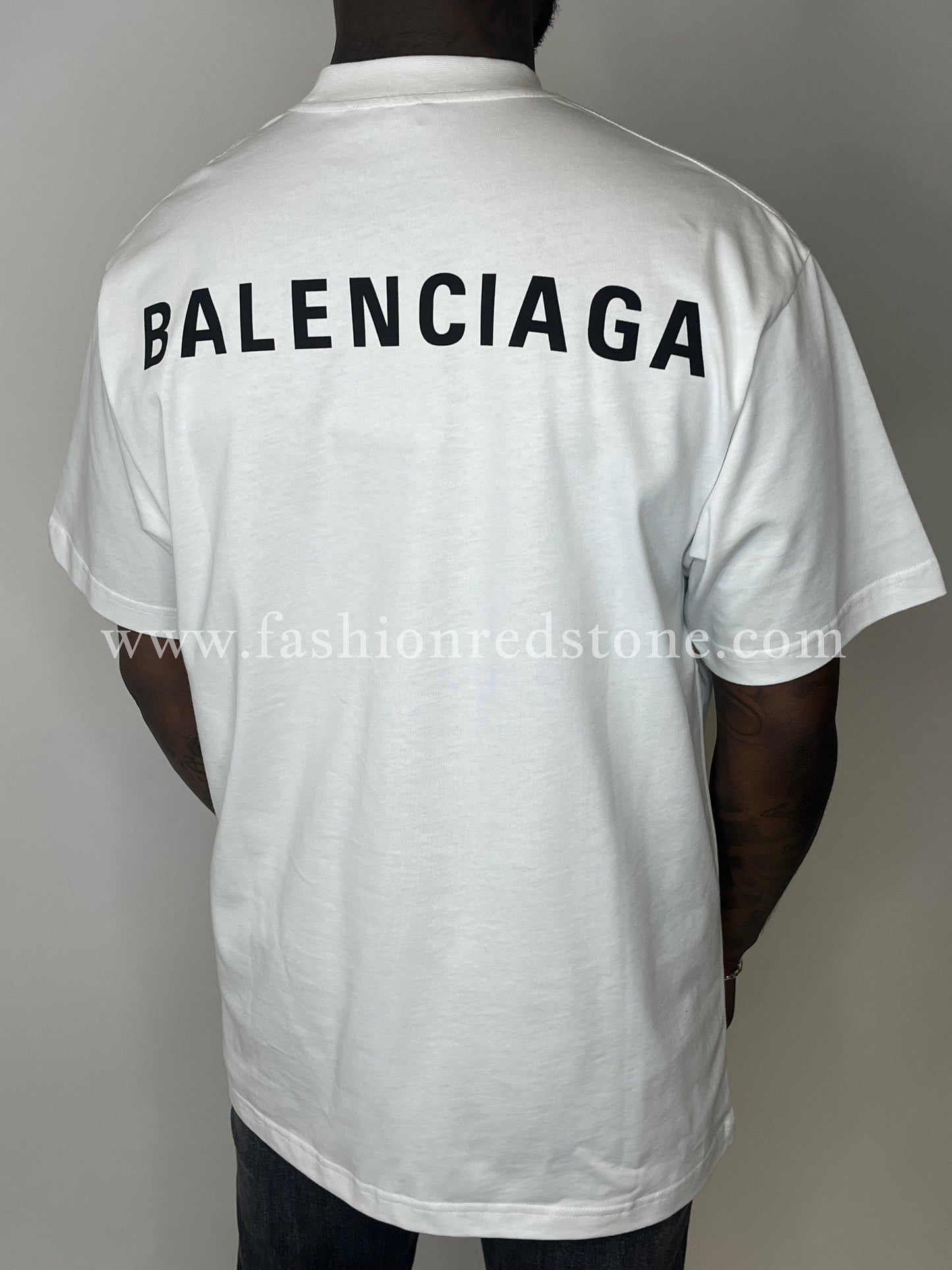 Balenciaga T-Shirt Met Logoprint White