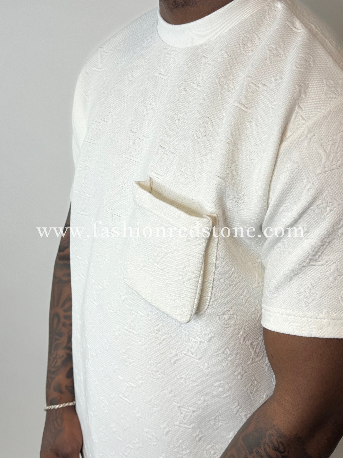 Louis Vuitton Signature 3D Pocket Monogram T-Shirt White