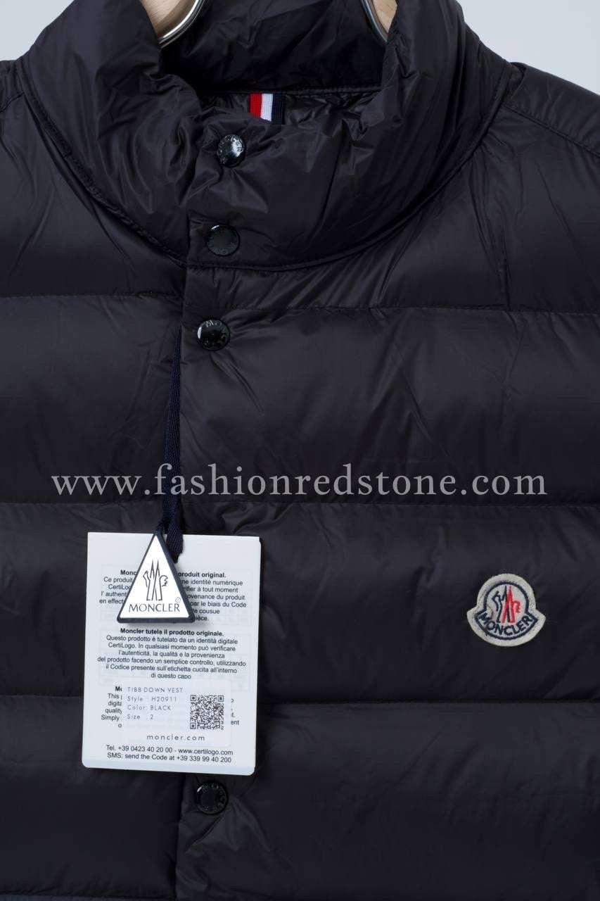 Moncler Bodywarmer met Logopatch Black