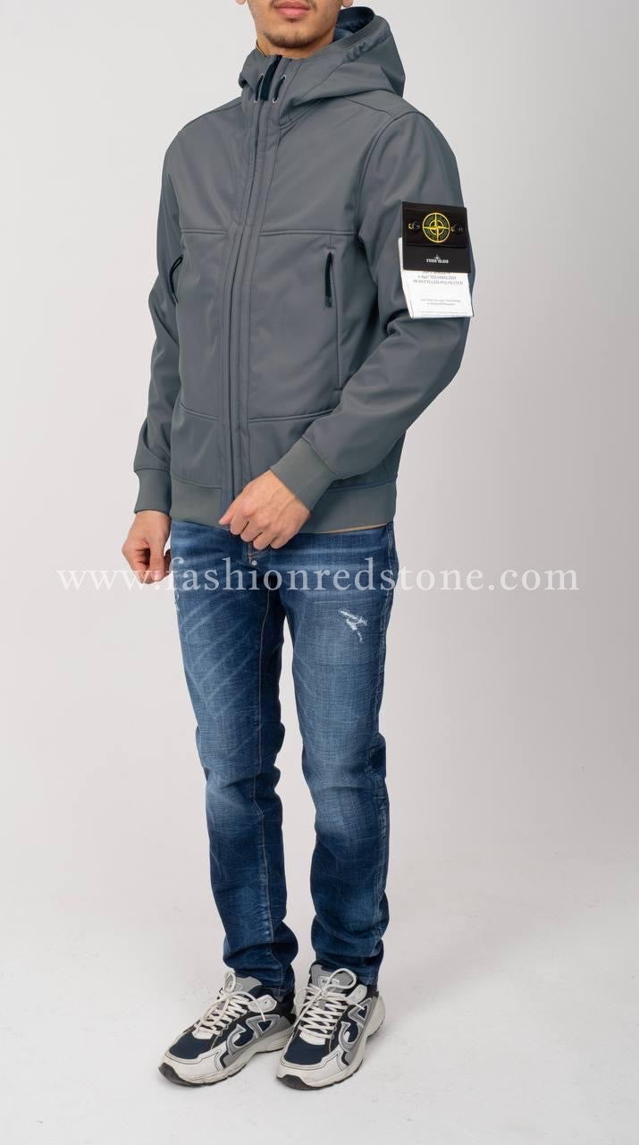 Stone Island Soft Shell Jacket Antraciet