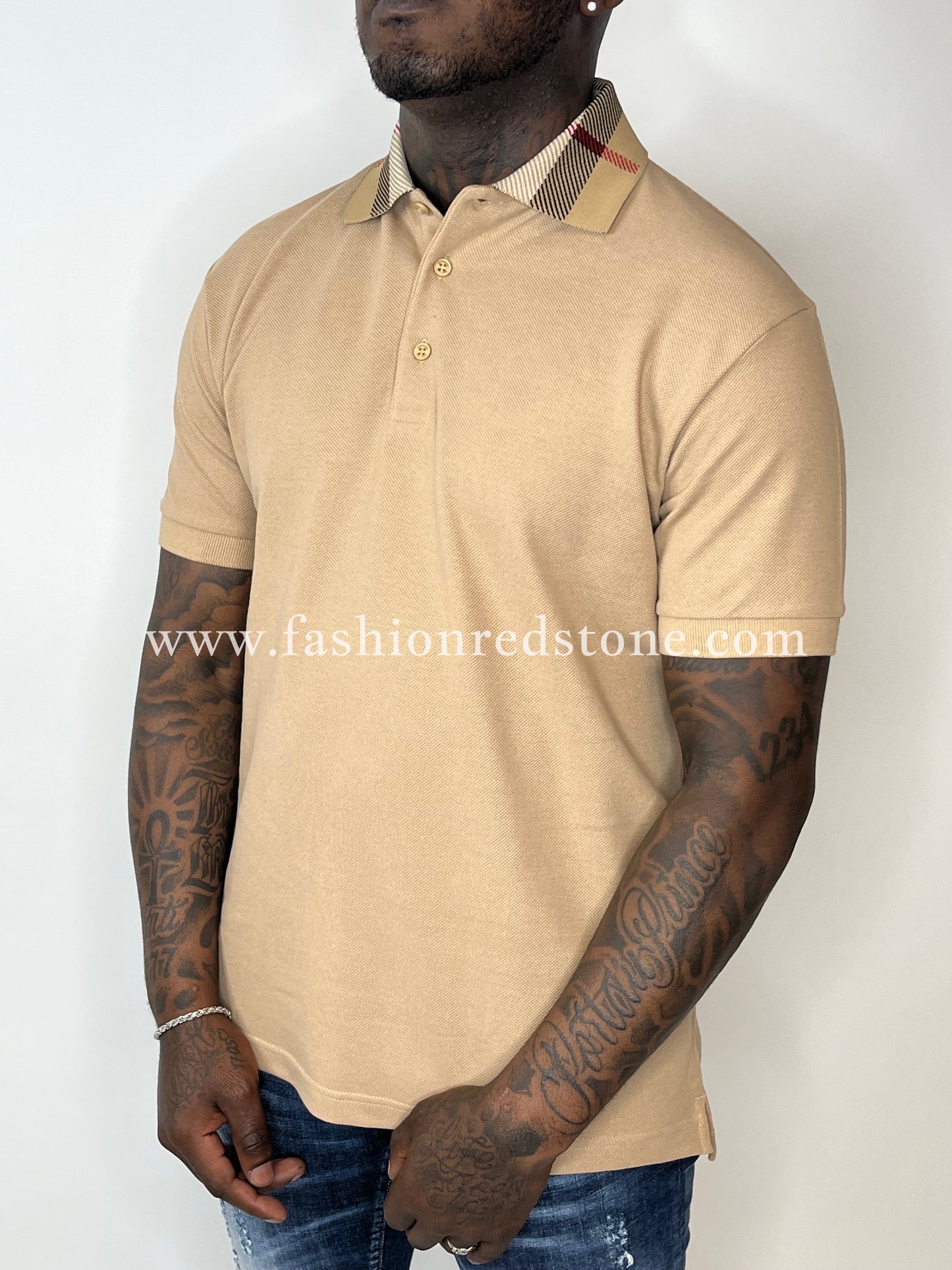 Burberry Geruit Polo T-Shirt