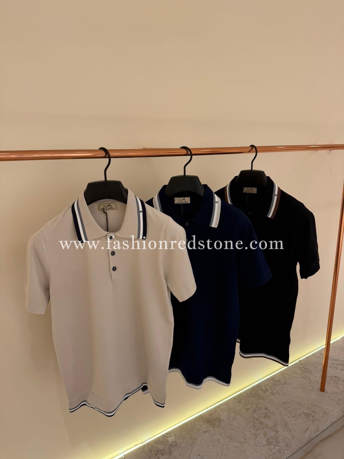 Hermès "Rayures & Twist" crewneck Poloshirt