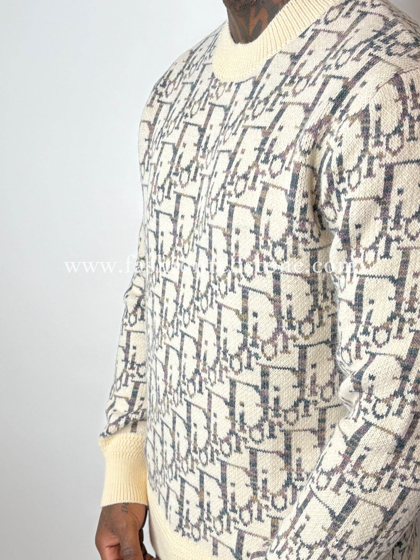 Dior Oblique-Motief scheerwoljacquard