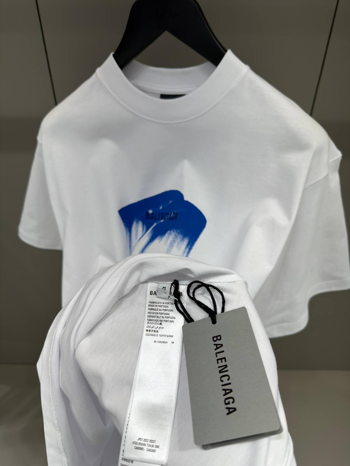 Balenciaga Men Wet Brush T-Shirt