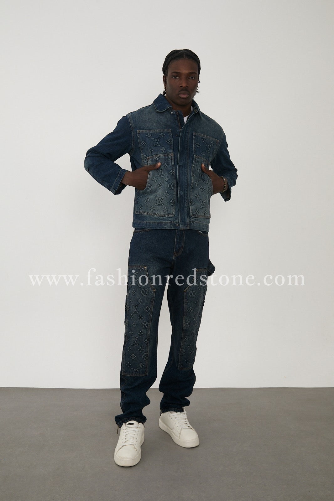 Louis Vuitton Denim Jacket Blue