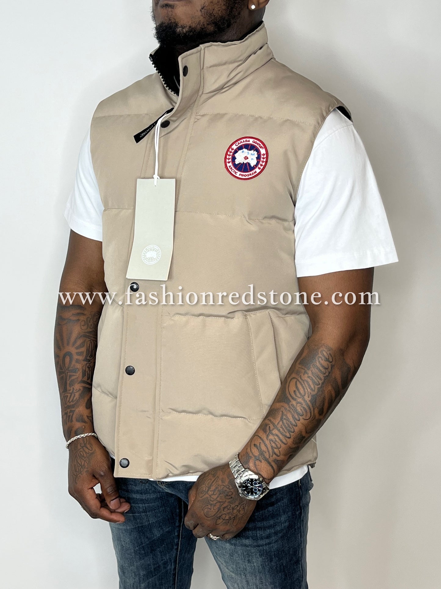 Canada Goose Freestyle Crew Bodywarmer Beige