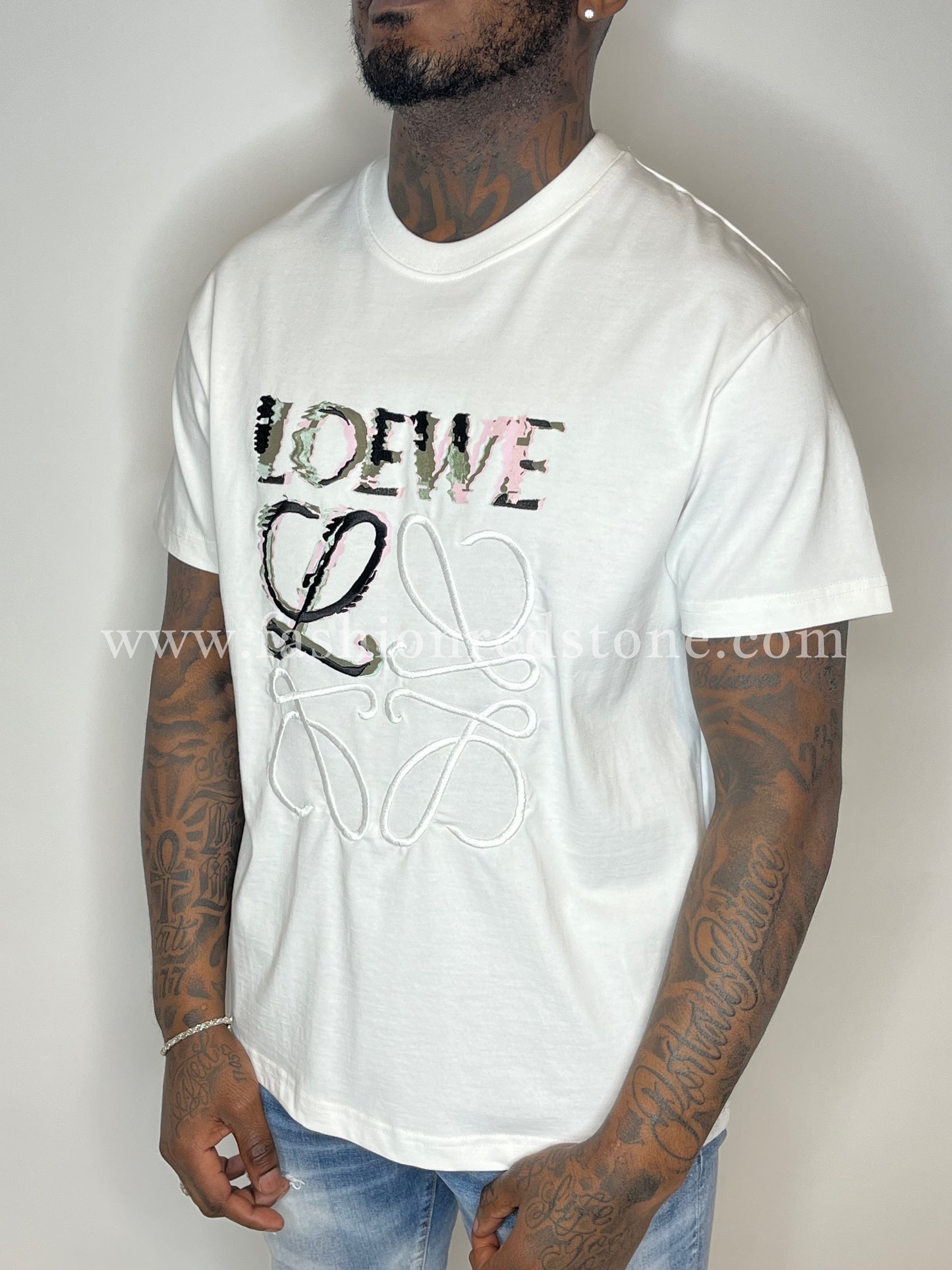 LOEWE GEBORDUURD LOGO SHIRT
