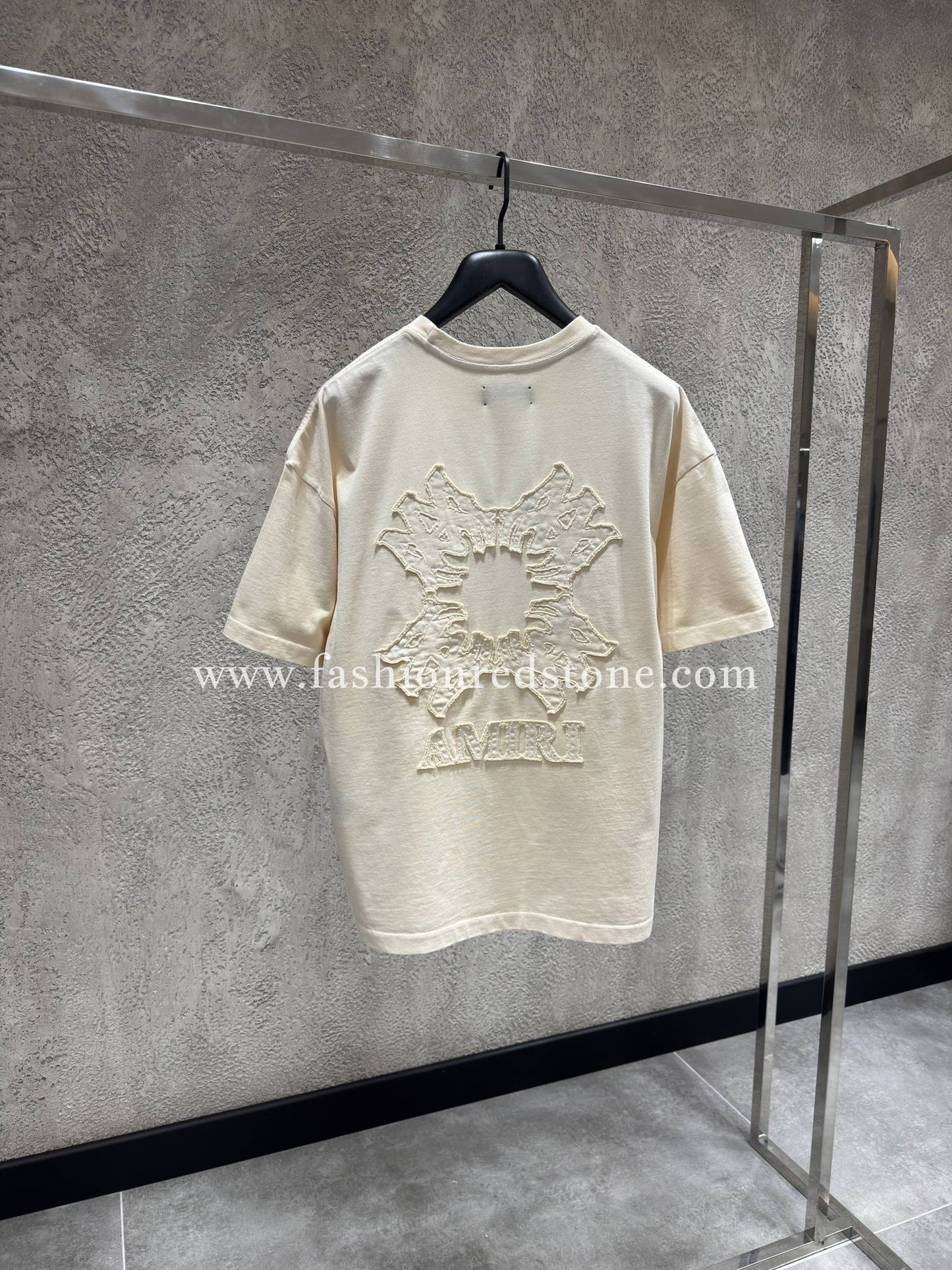 Amiri T-Shirt Met Geborduurd Logo