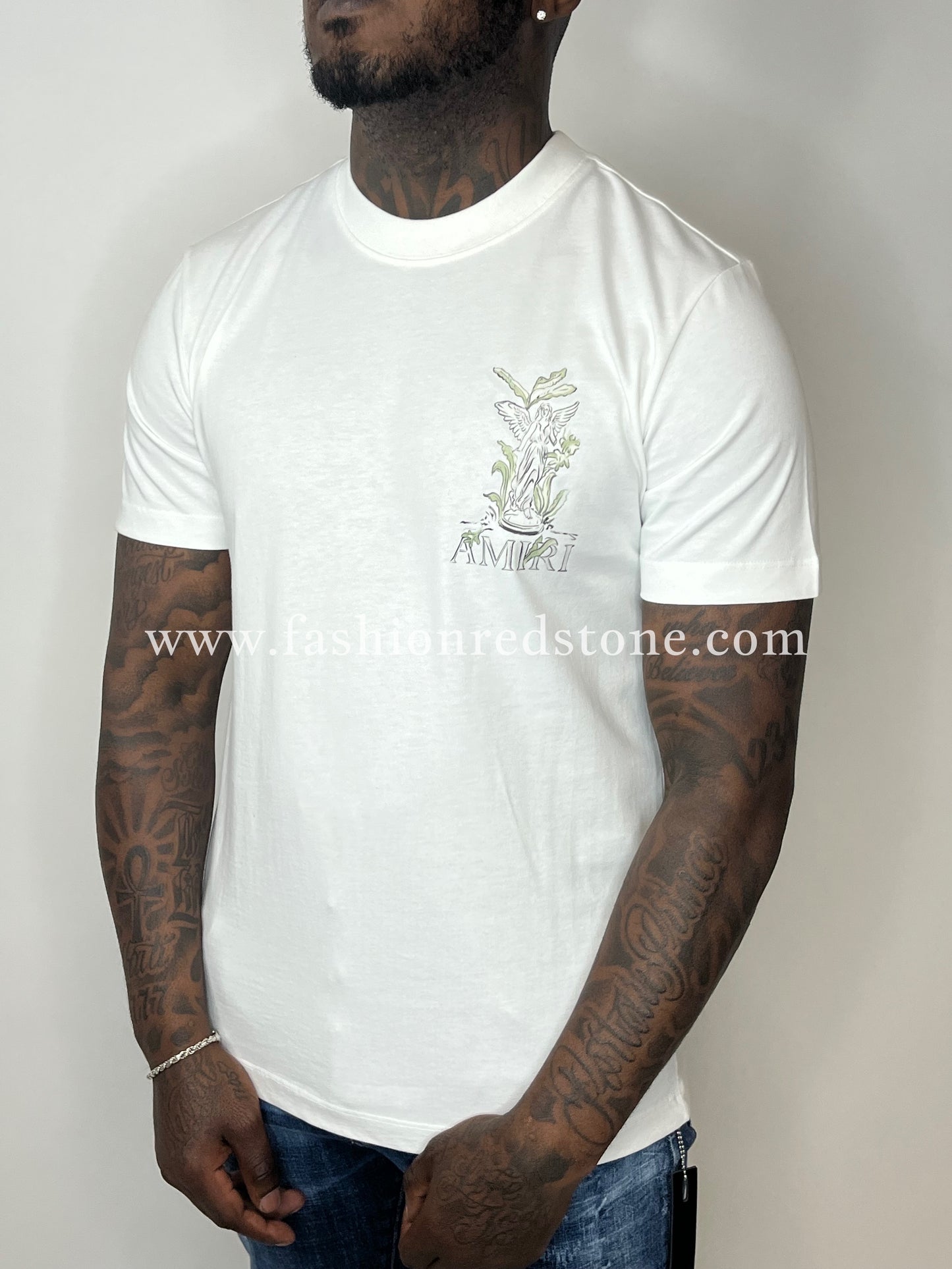 Amiri T-Shirt Amiri Garden-print White