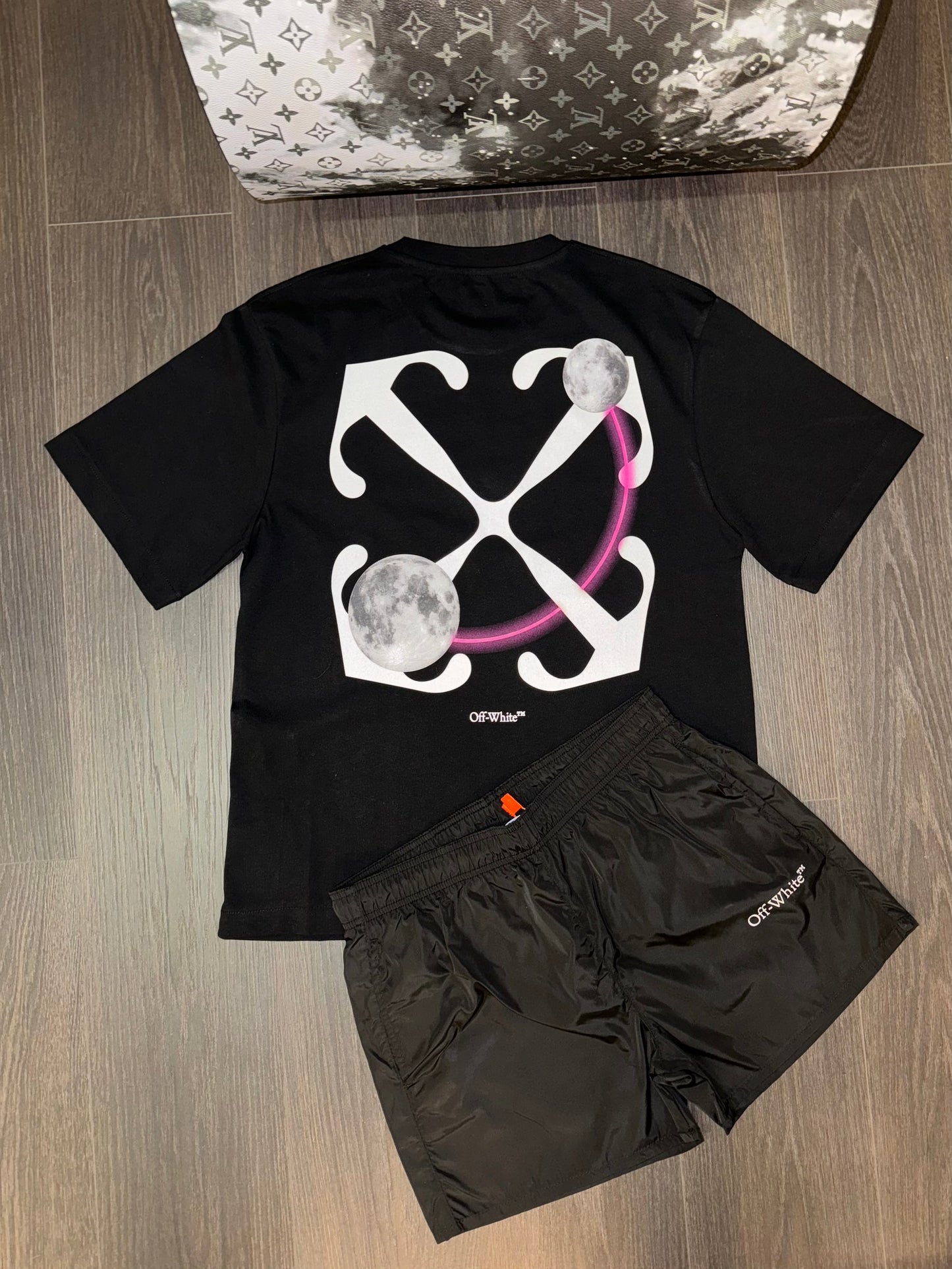 OffWhite Zwemshort Met Logoprint