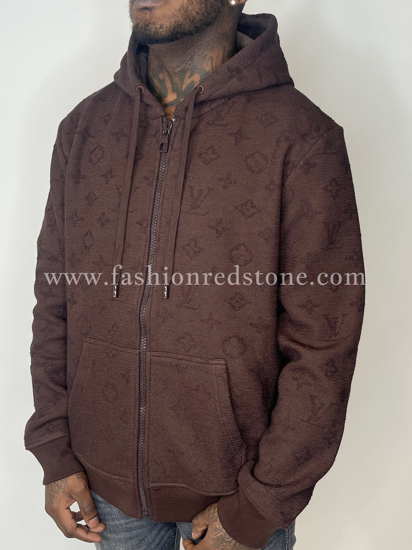 Louis Vuitton Monogram Zip-Up Jacket