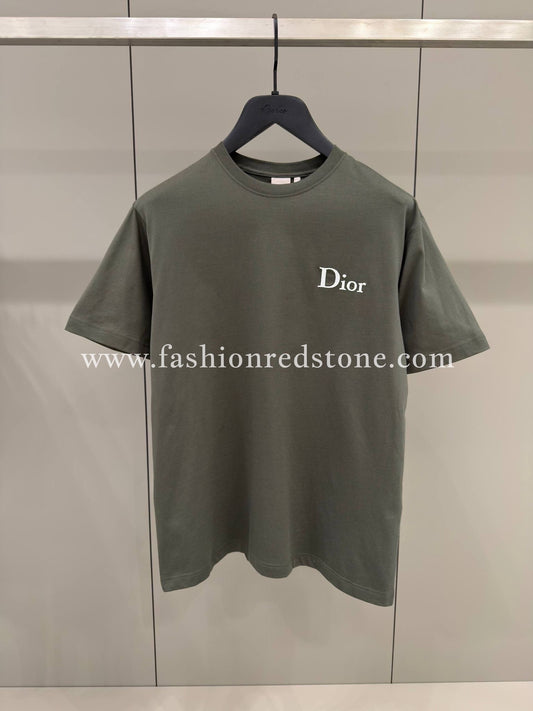 CD T-shirt met Dior-borduursel, relaxed-fit