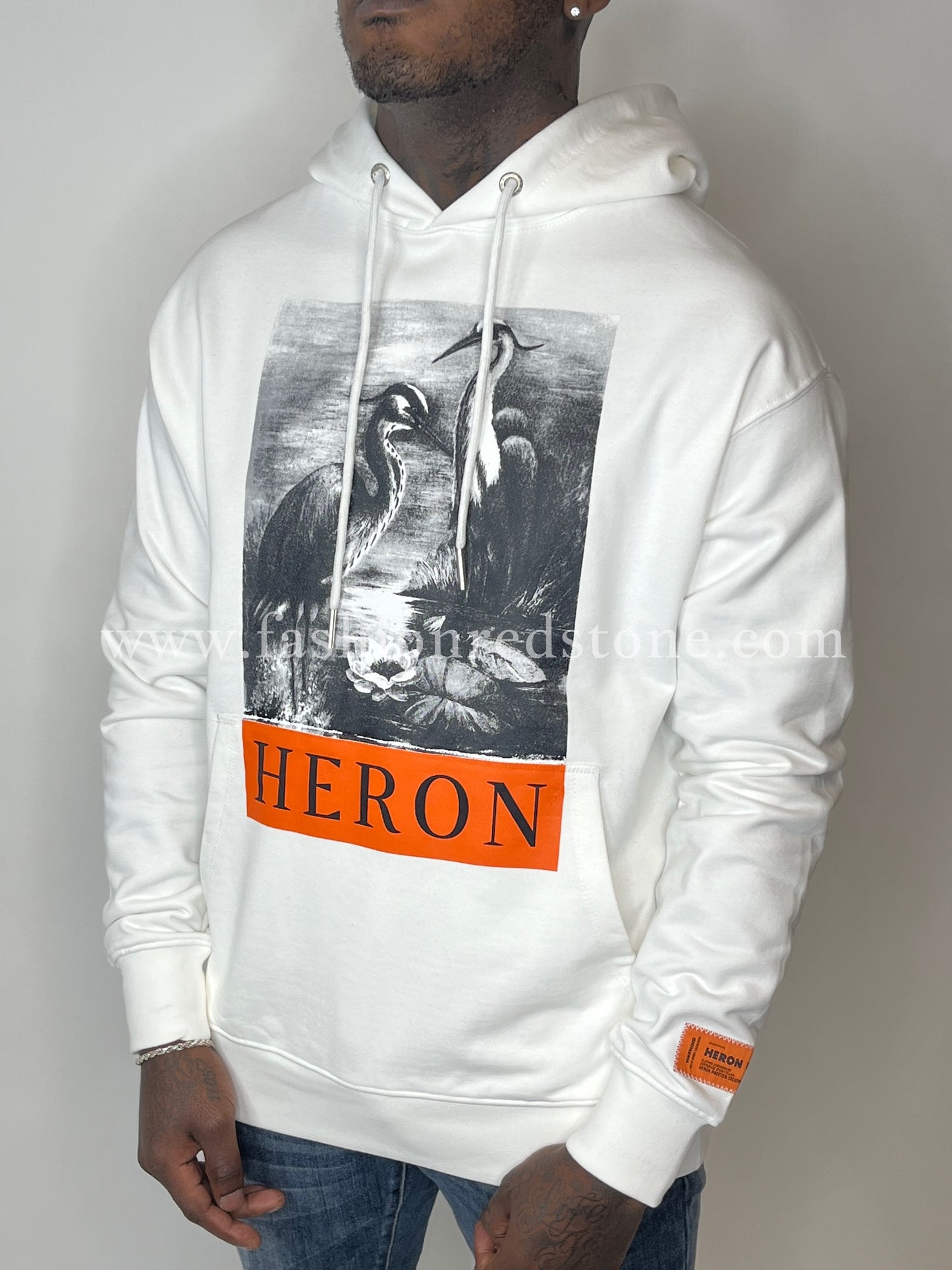Heron Preston Hoodie Met Logoprint White