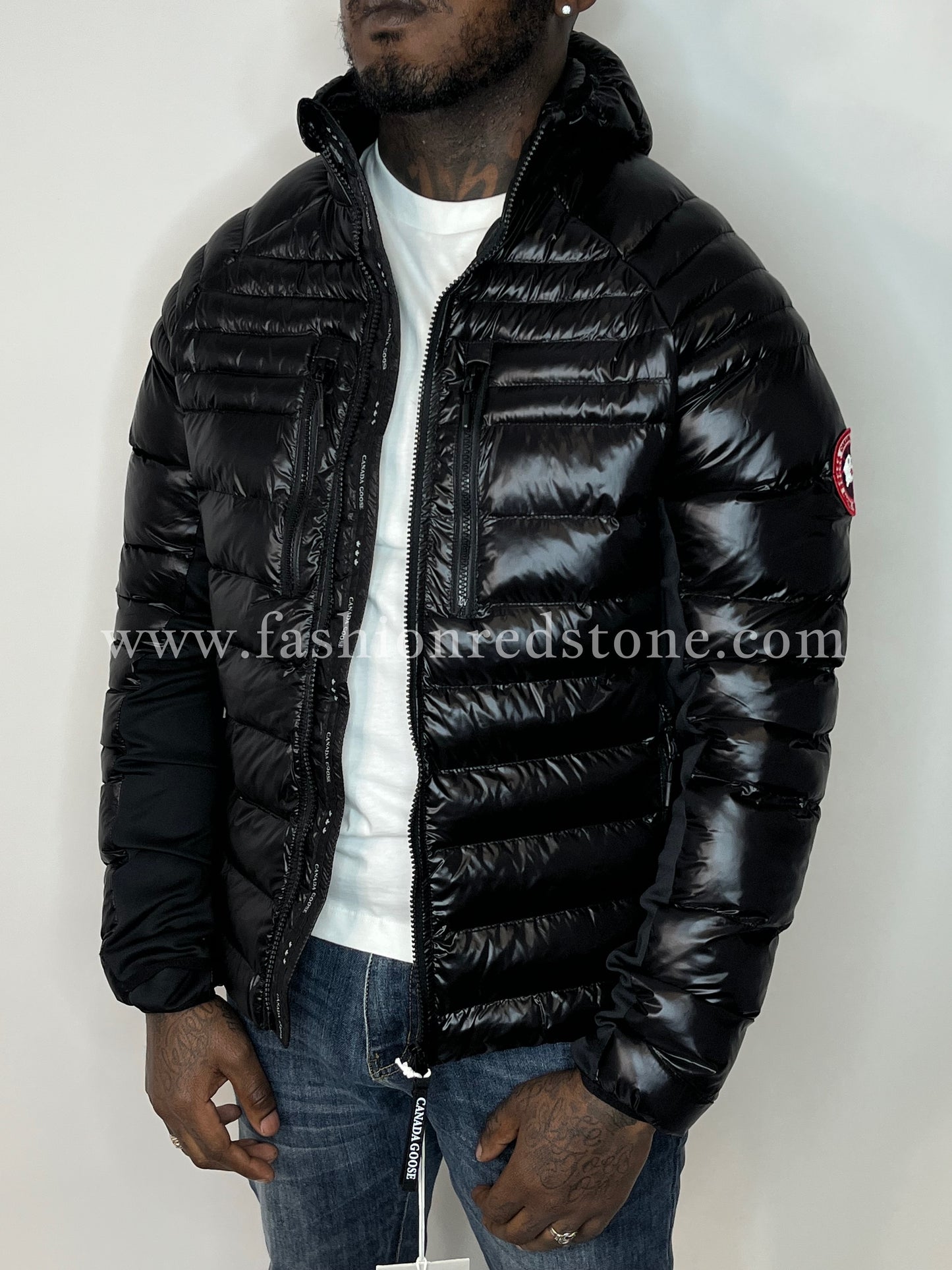 Canada Goose Jack Met Capuchon Black