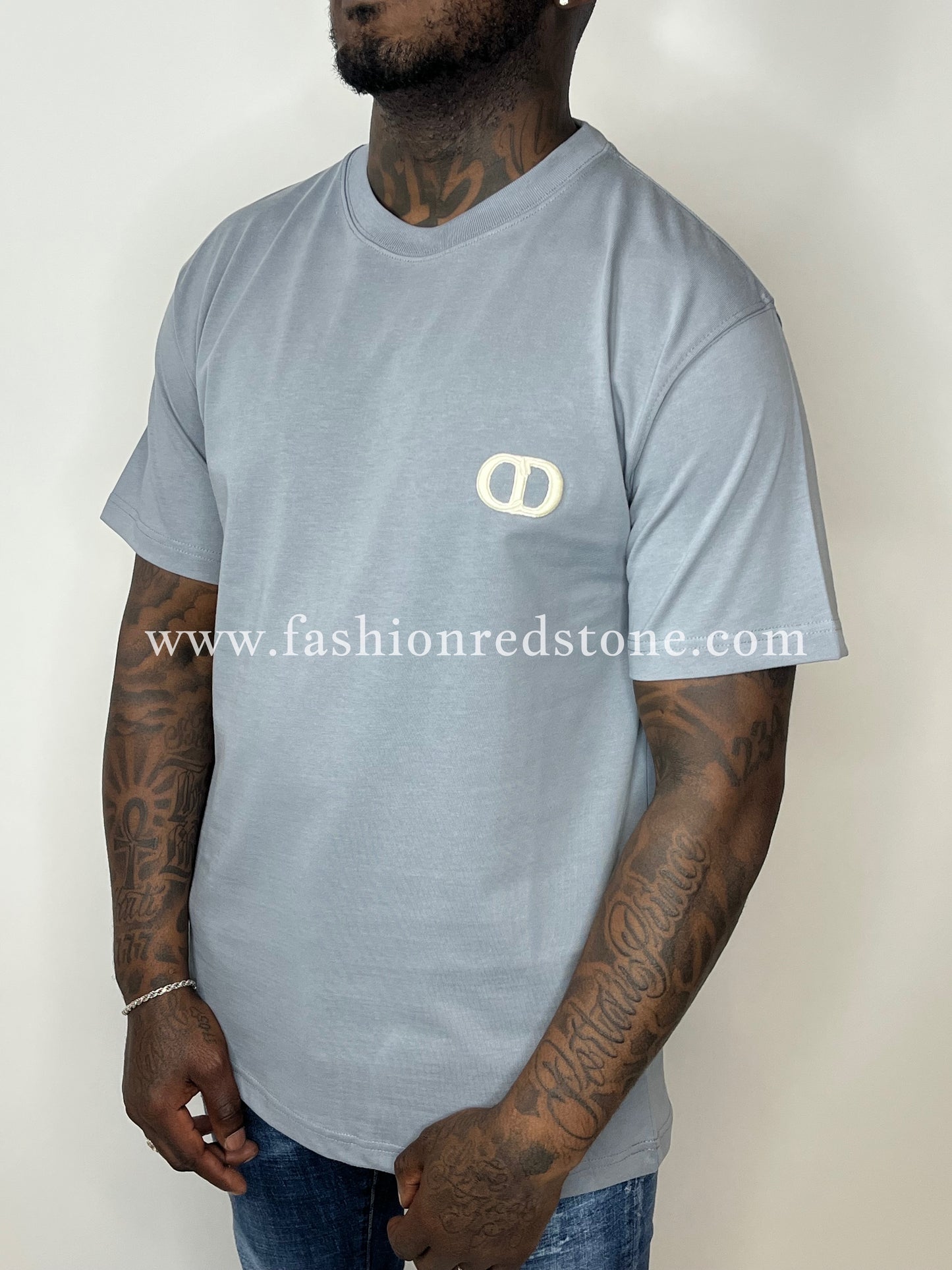 Dior T-Shirt met CD Icon Grey