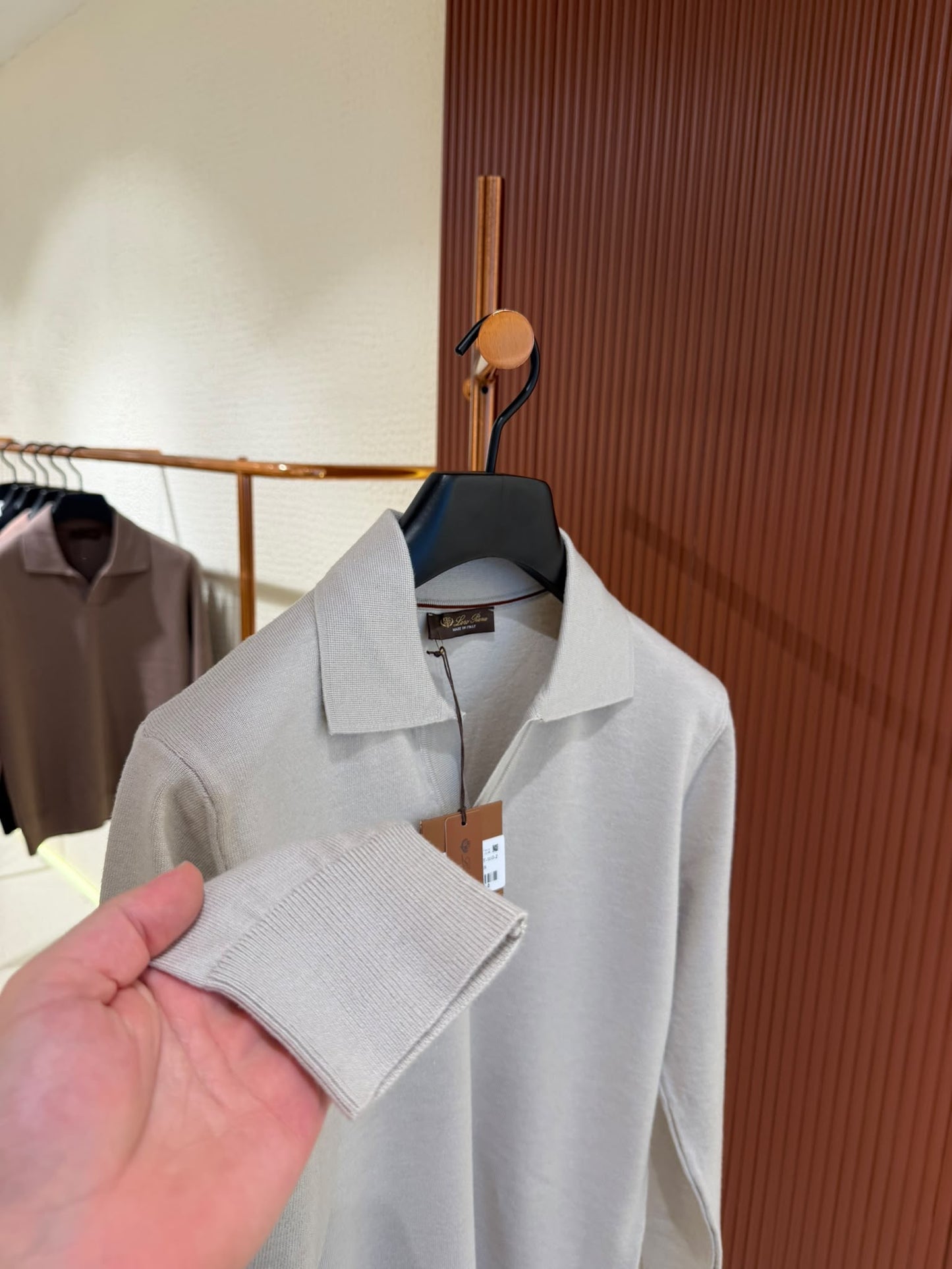 Loro Piana Cashmere Polo Sweater