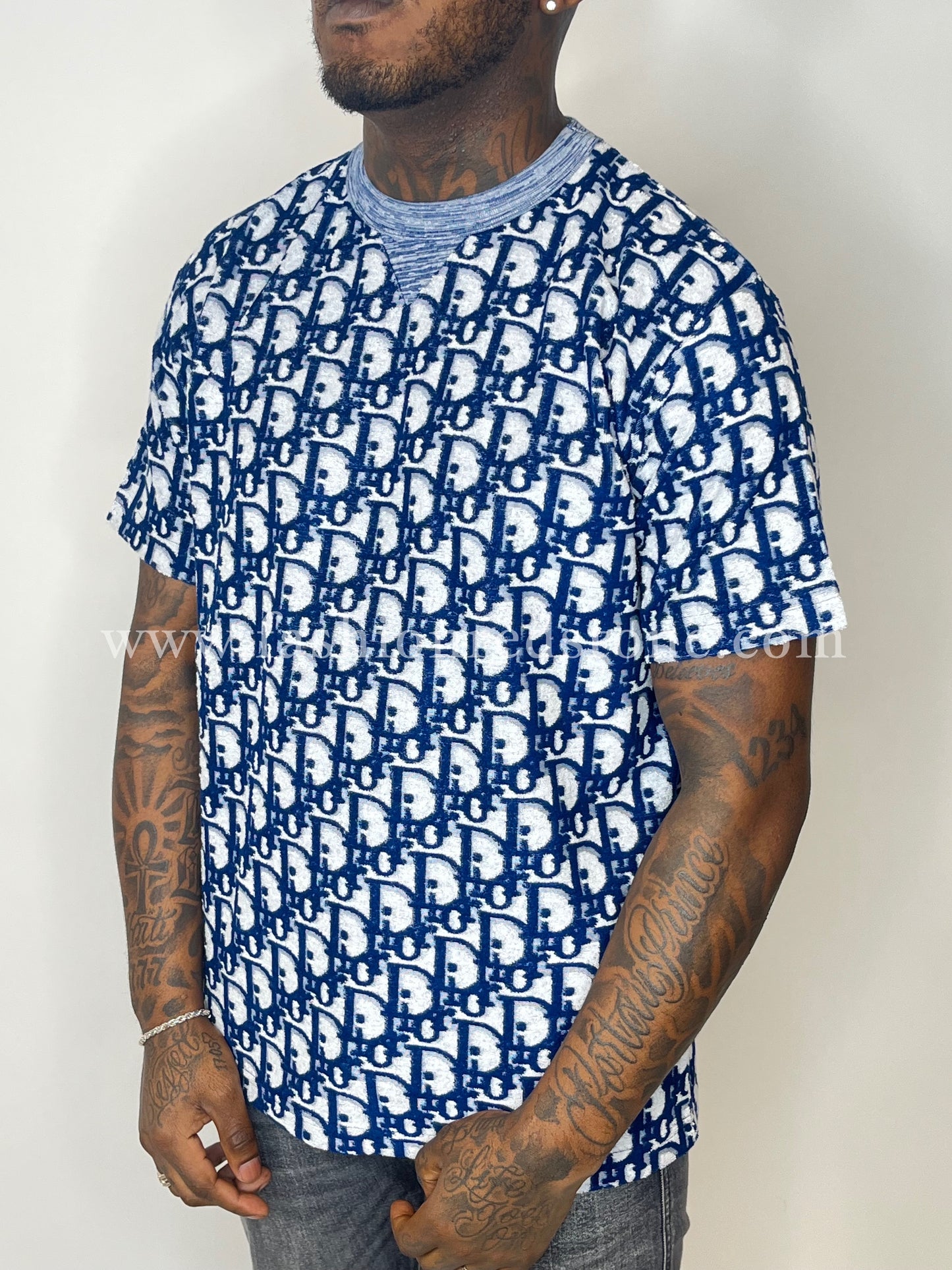 T-shirt met Dior Oblique-motief in een relaxed-fit model