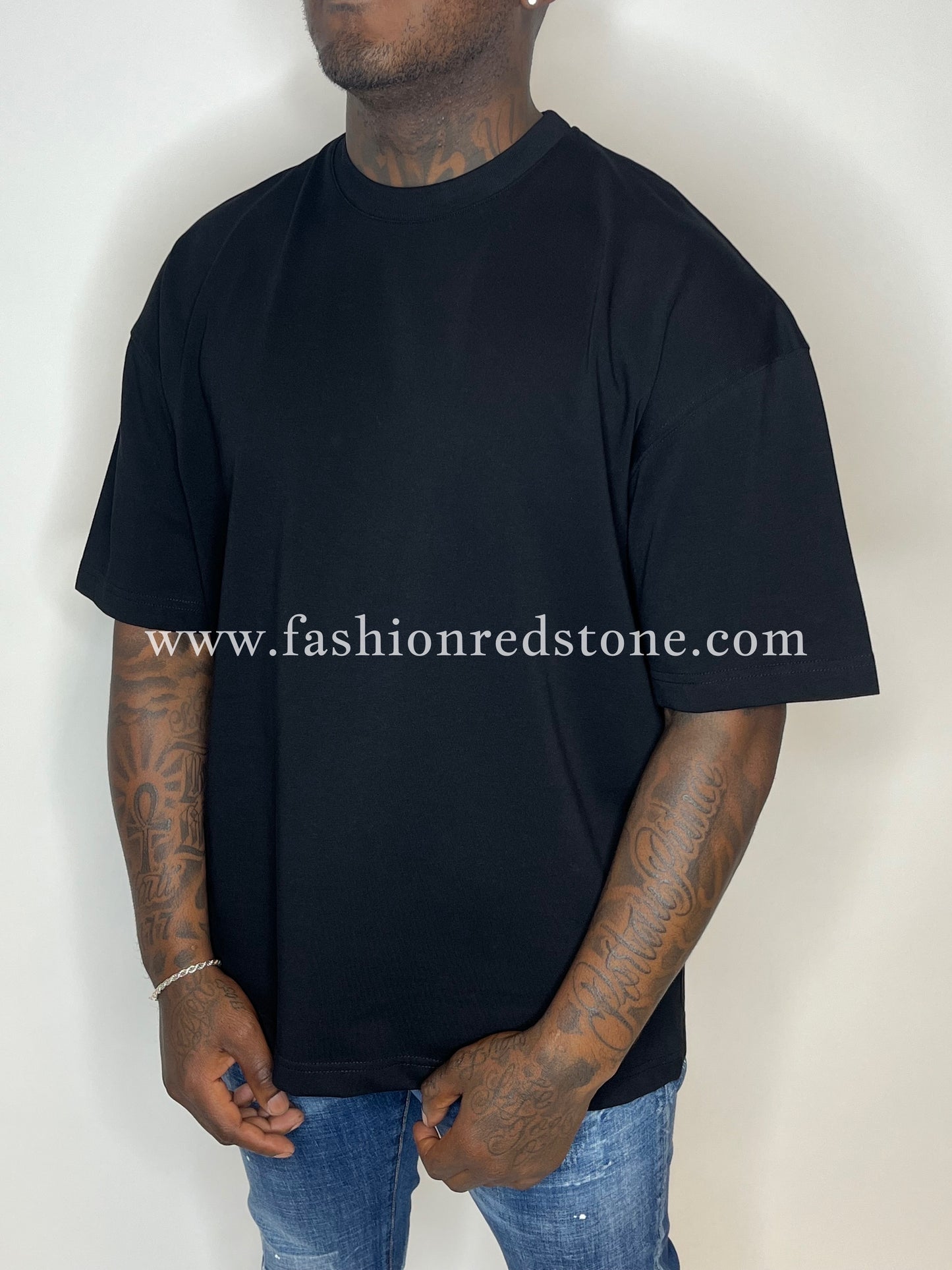 Jacquemus T-Shirt met Suède Backprint