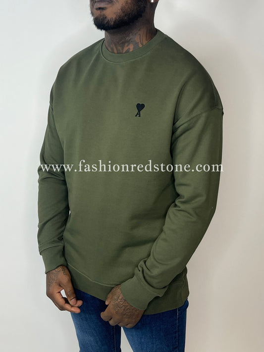 AMI Sweater Met Logopatch