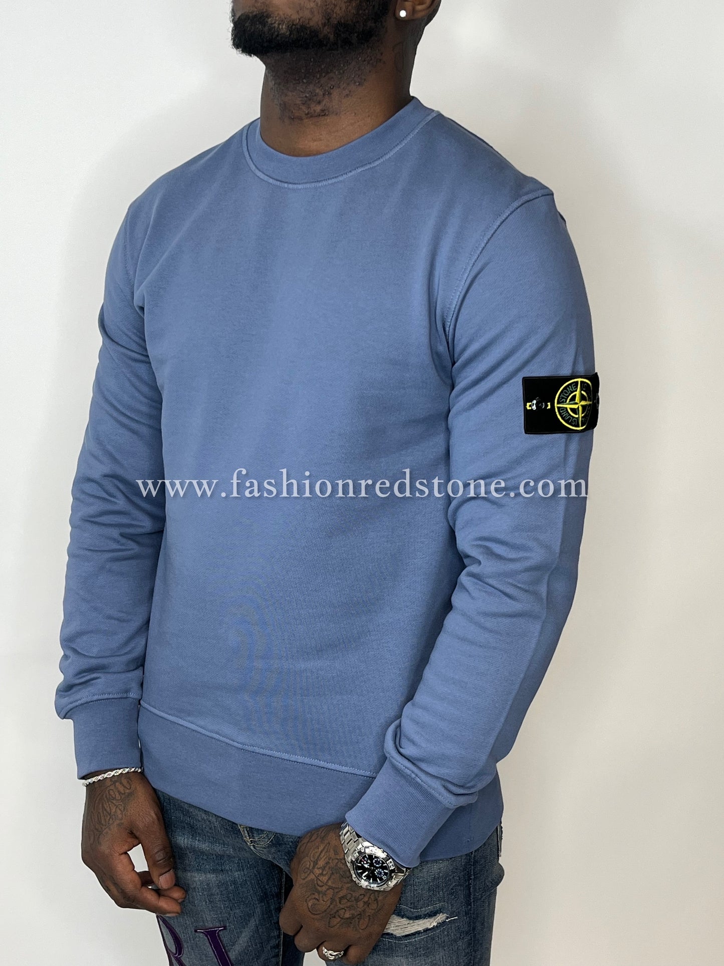 Stone Island
Sweater met Compass-logopatch Indigo