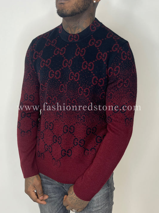 Gucci GG Degradé Wool Jacquard Sweater