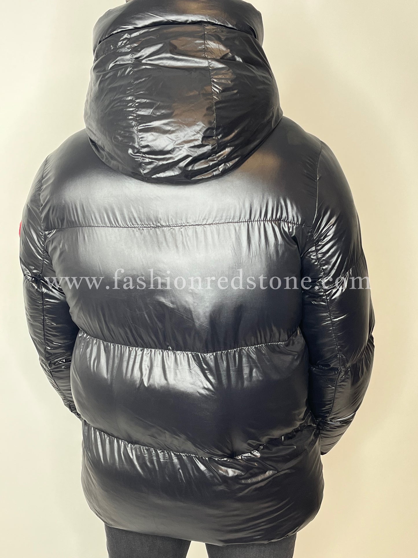 Canada Goose Crofton Puffer Jack Met Donsvulling Black