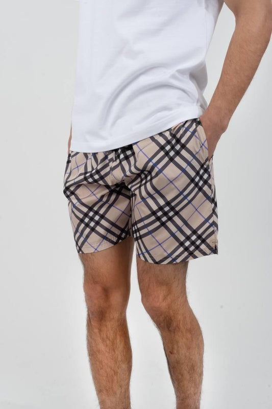 Burberry Geruit Zwembroek