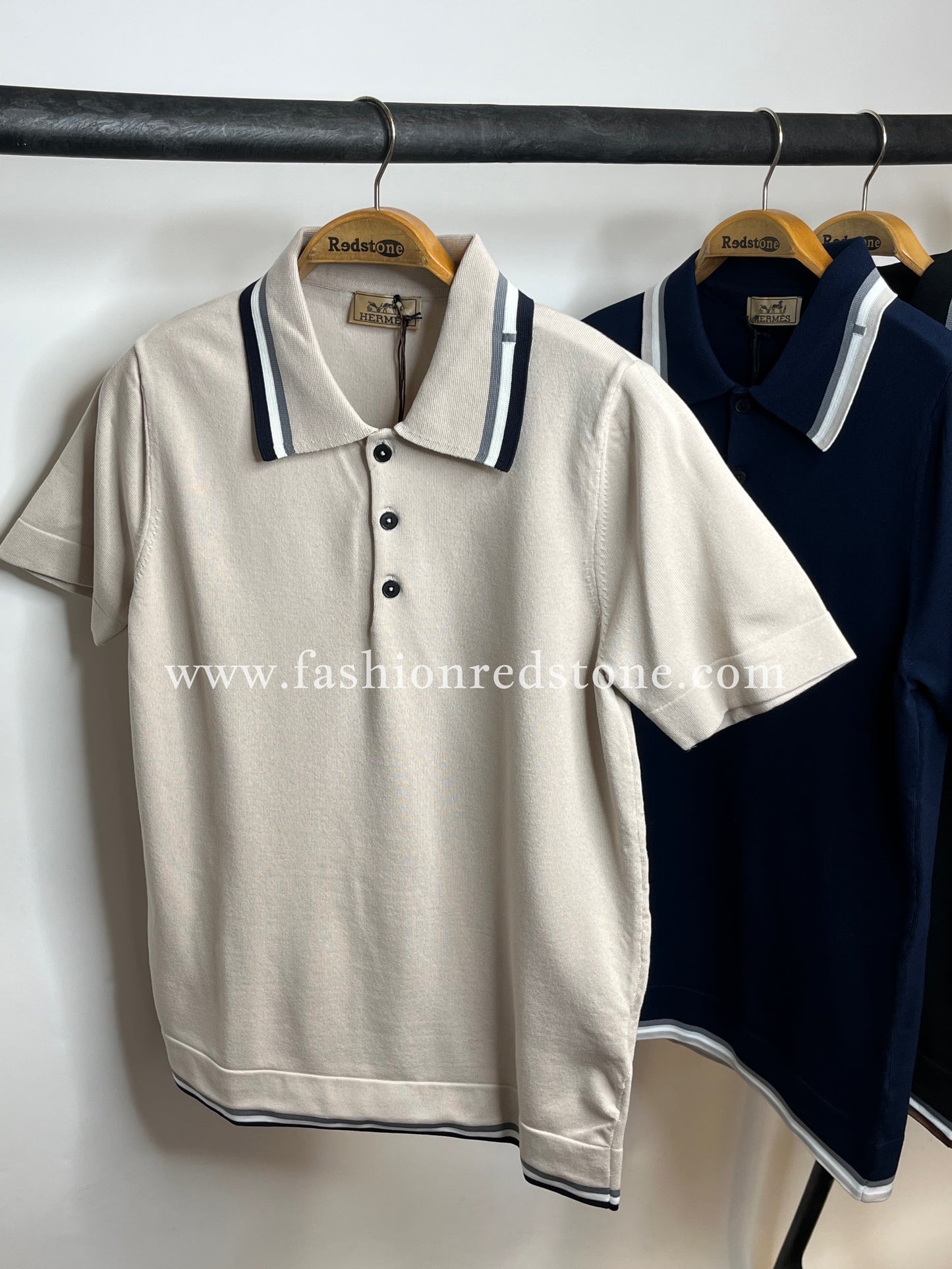 Hermès "Rayures & Twist" crewneck Poloshirt