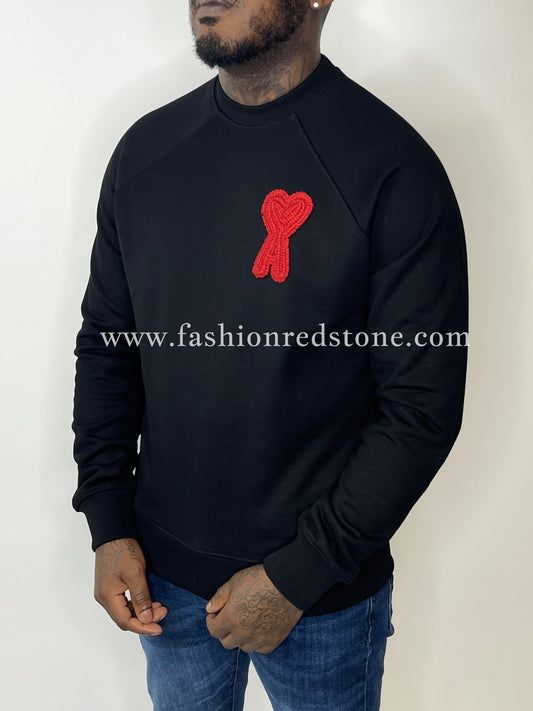 AMI De Coeur Patch Sweatshirt