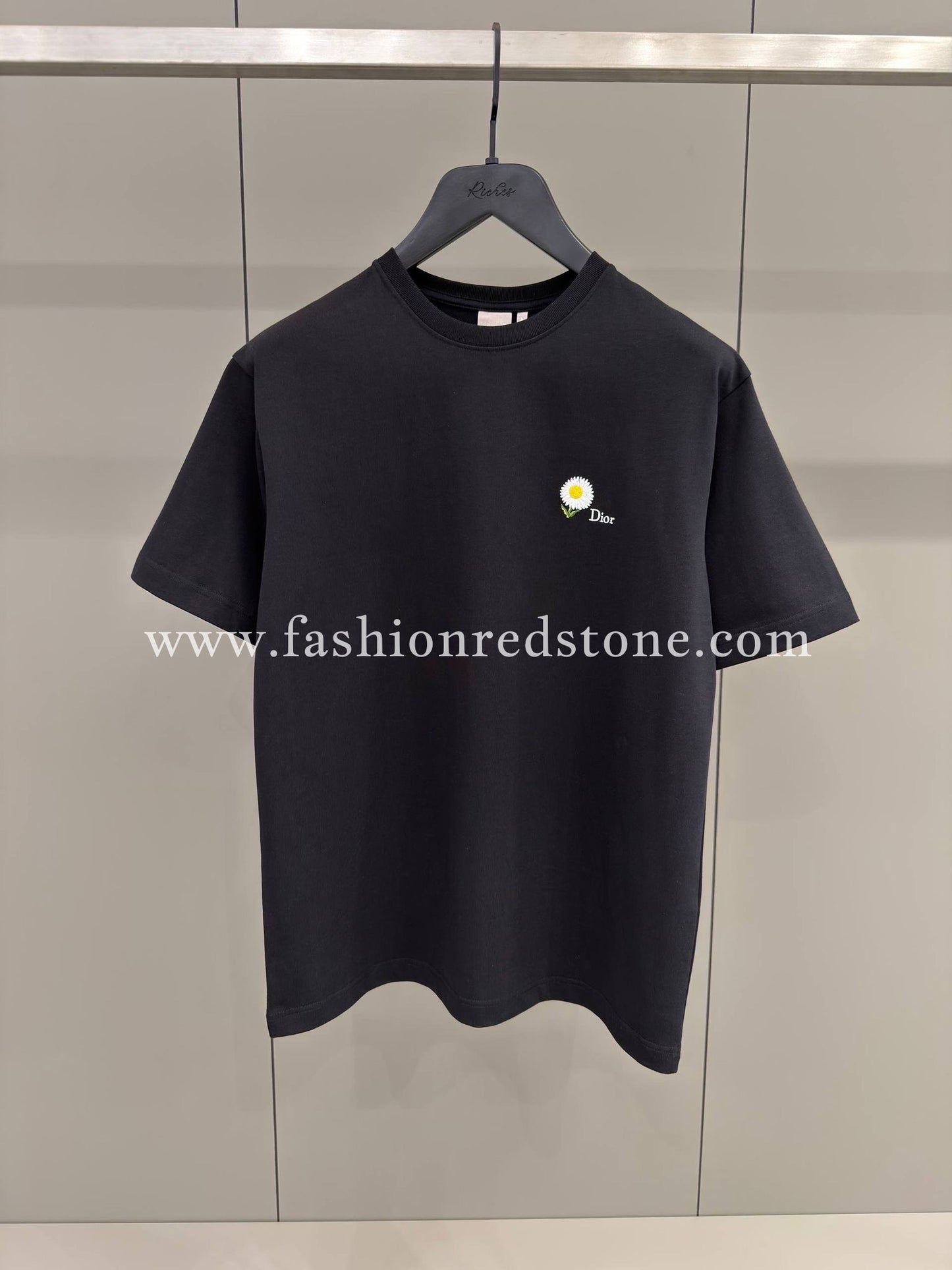 CD T-shirt met Daisy-borduursel, regular-fit