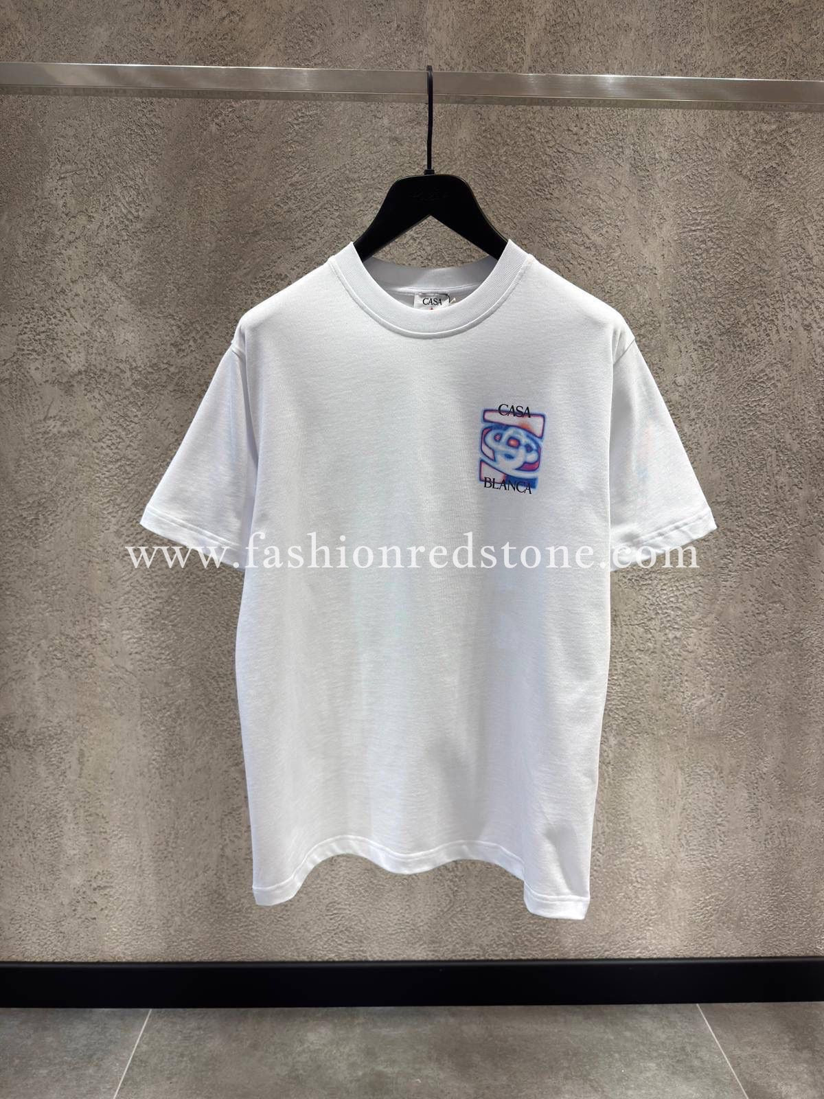 Casablanca White Cotton T-Shirt