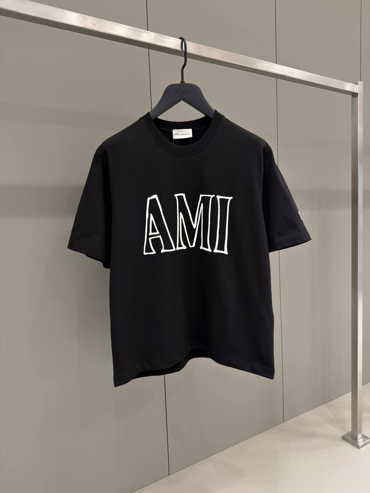 AMI PARIS PRINT T-SHIRT