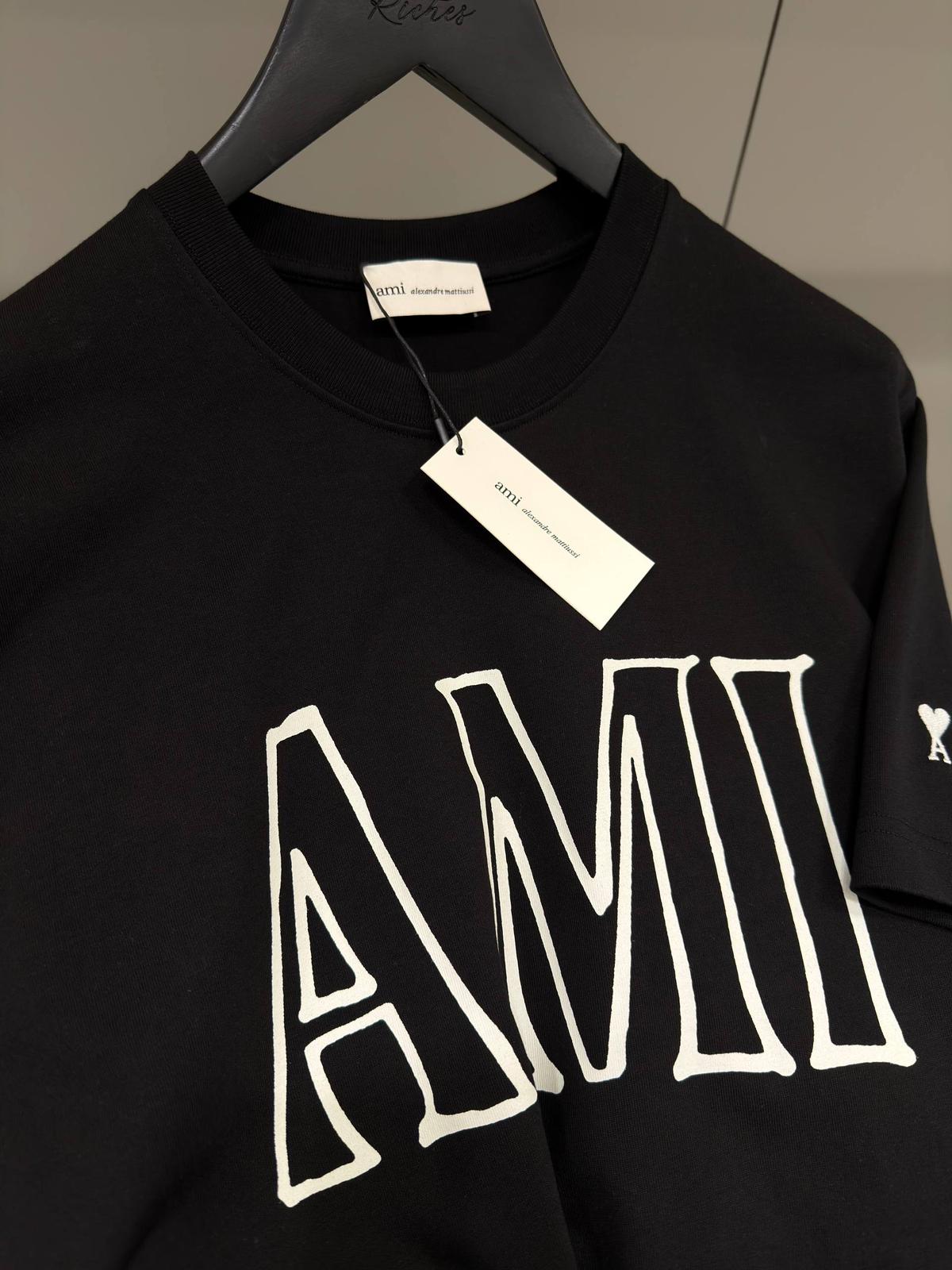 AMI PARIS PRINT T-SHIRT