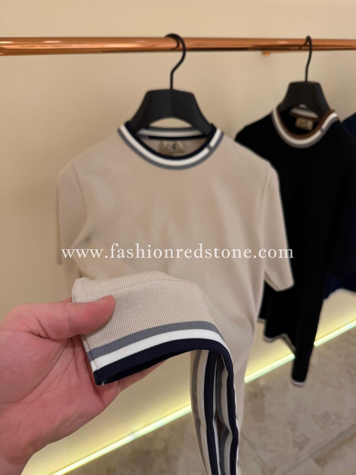 Hermès "Rayures & Twist" crewneck T-Shirt