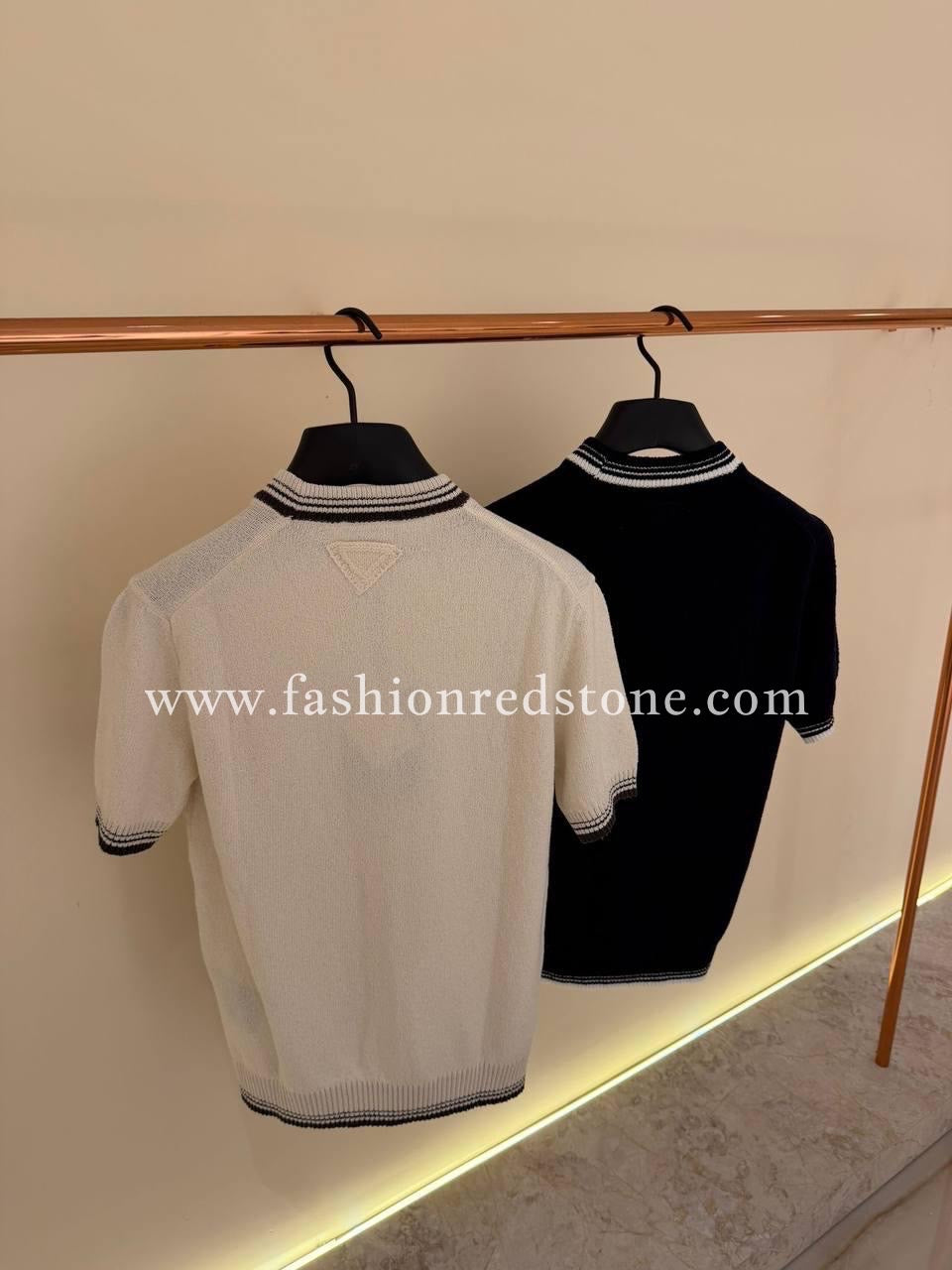 Prada Gebreide T-Shirt