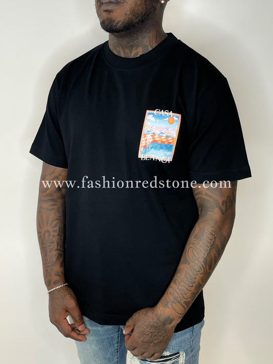 Casablanca T-Shirt met Logoprint